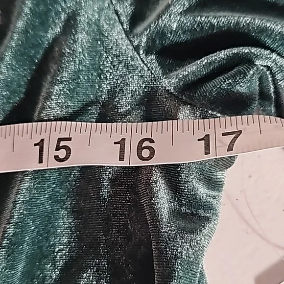 Pink Rose x Dry Goods Evergreen Velour Long Sleeves Cardigan Jacket XS NWT - Picture 9 of 16